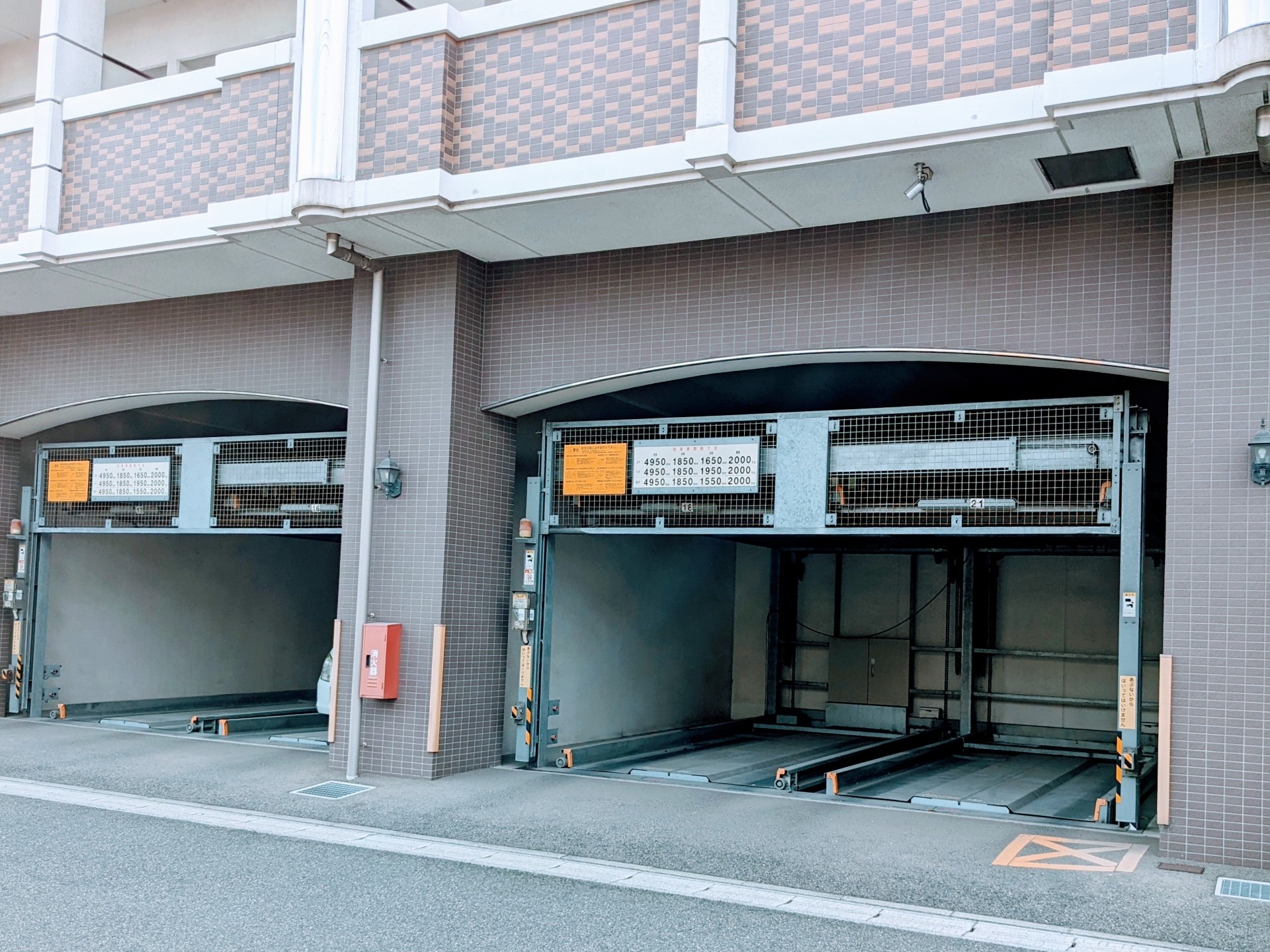 マンションの駐車場