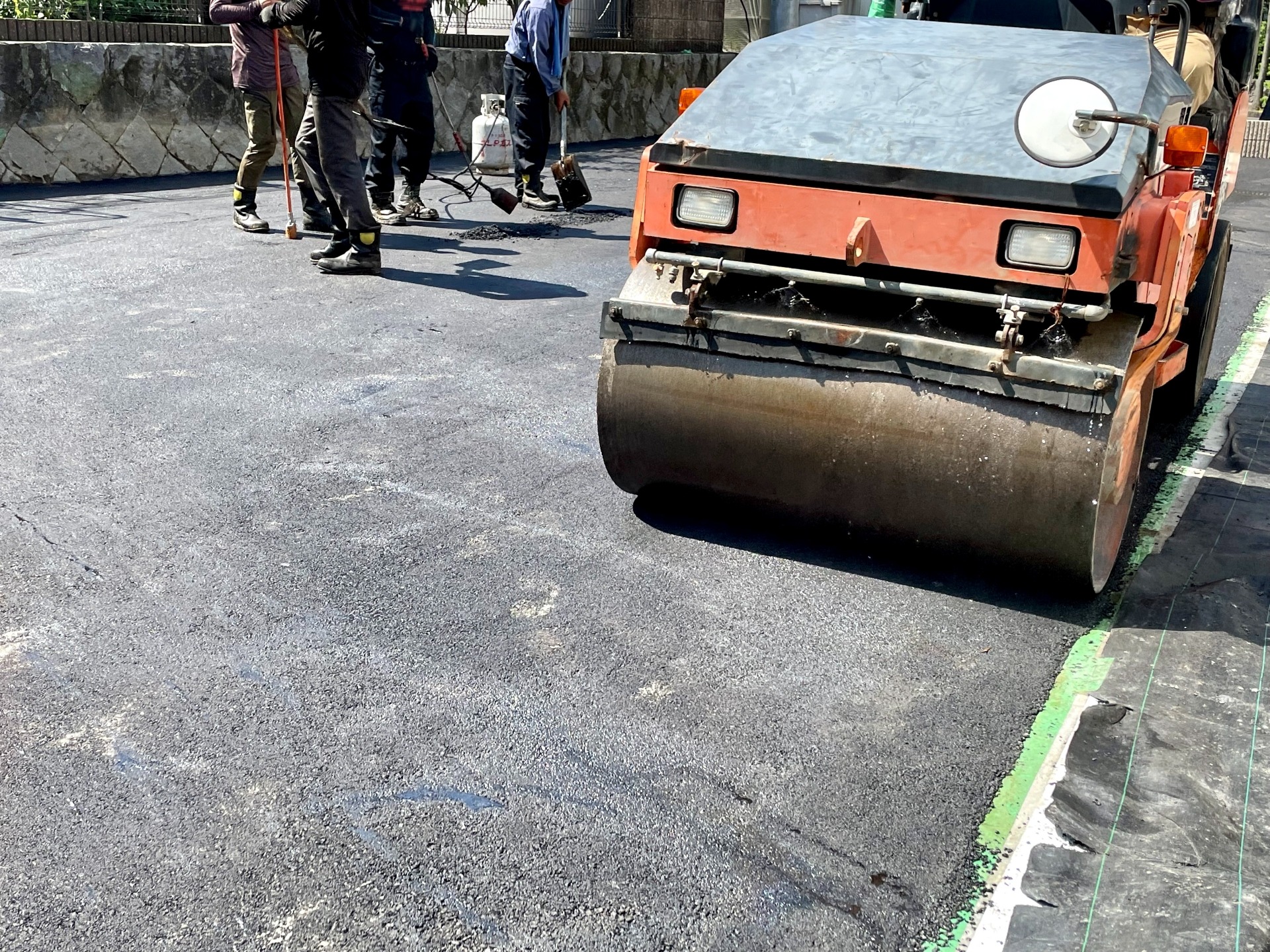 遊休地の駐車場新設工事
